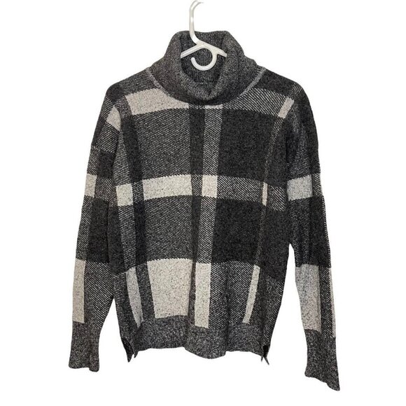 Banana Republic Extra Fine Merino Wool Blend Mock Neck Sweater Size M - Picture 1 of 5